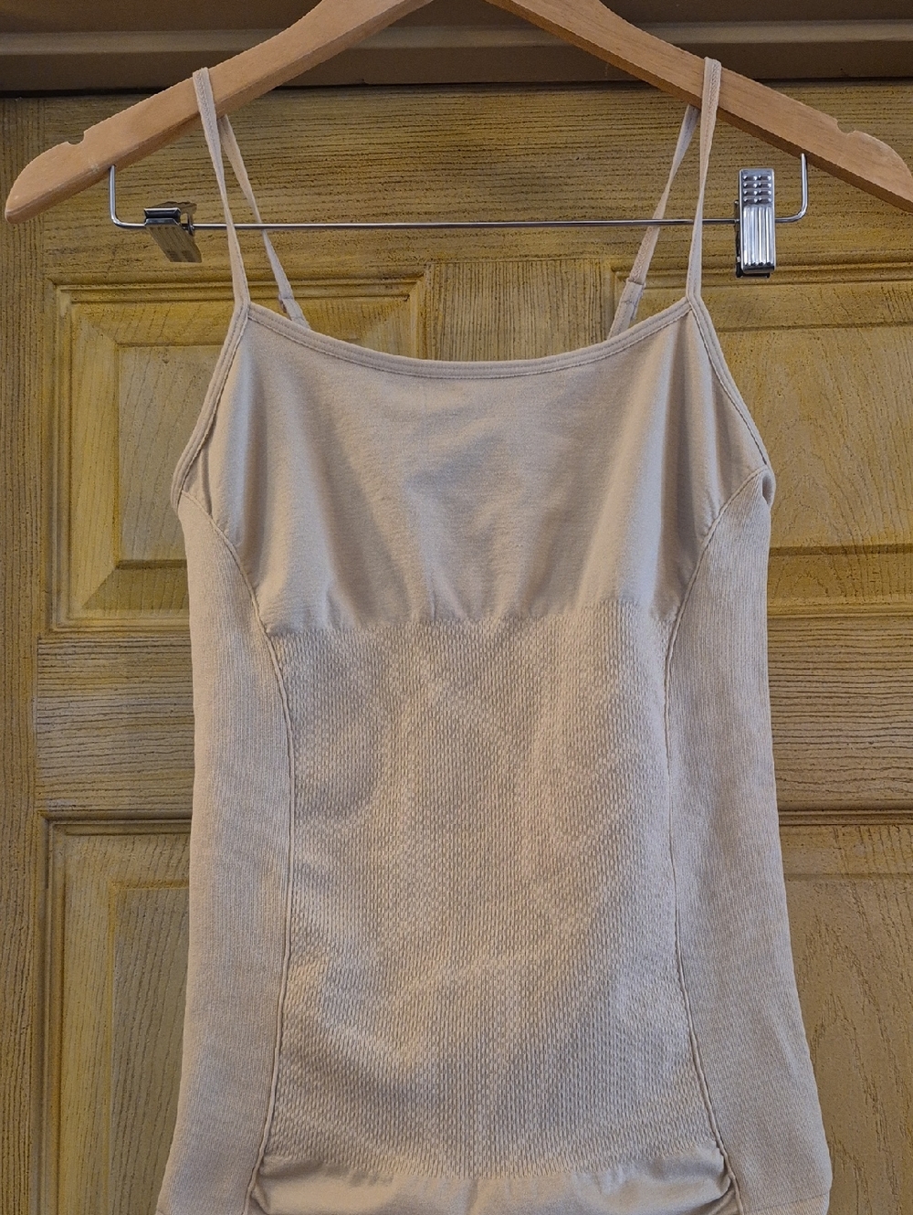 Nautica Intimates Slimmer Cami Nude Size Large With Adjustable Spaghetti Straps
